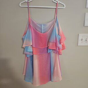 Sheer Multicolor Tank